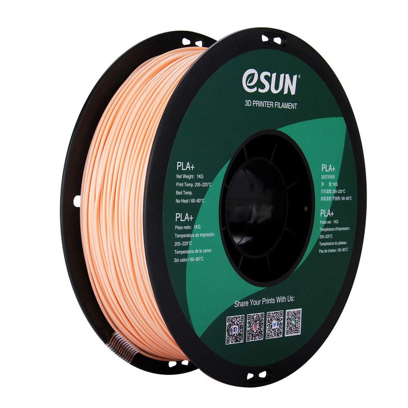 eSUN PLA PRO (PLA+) 3D Printer Filament, Dimensional Accuracy +/- 0.03mm, 1kg Spool, 1.75mm, Beige - Image 1